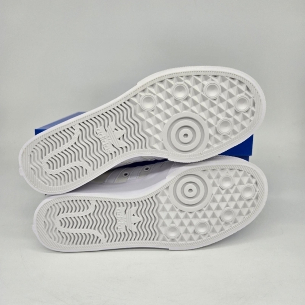 New adidas Nizza Platform Triple White Women's Shoes Size 9.5 - Picture 7 of 8